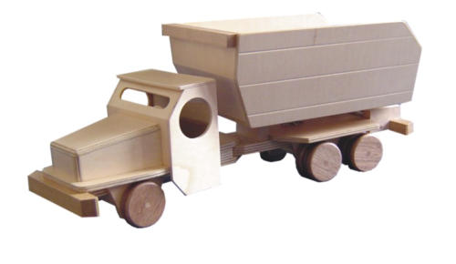 vrachtwagens, diverse houtsoorten